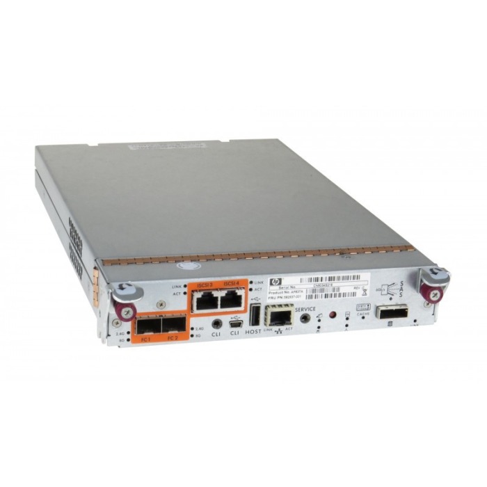 Array-Controller HPE 2x10GbE RJ45 2x8Gb FC 1x SFF-8088 6Gb SATA 582937-001