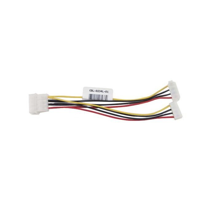 Cable for rear cage SuperMicro 4 PIN to 2x 4 PIN 6" CBL-0234L