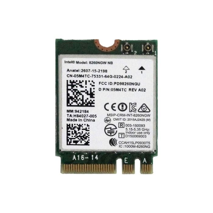 Card Intel Wireless-AC 8260 Dual Band WLAN WiFi 802.11 Bluetooth 4.0 5M4TC