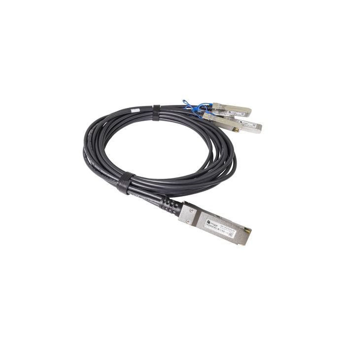 DAC cable SFF-8636 QSFP28 100GbE to 4xSFF-8402 SFP28 25GbE 2M