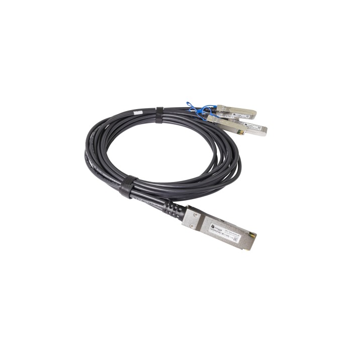 DAC-Kabel SFF-8636 QSFP28 100GbE bis 4xSFF-8402 SFP28 25GbE 2M