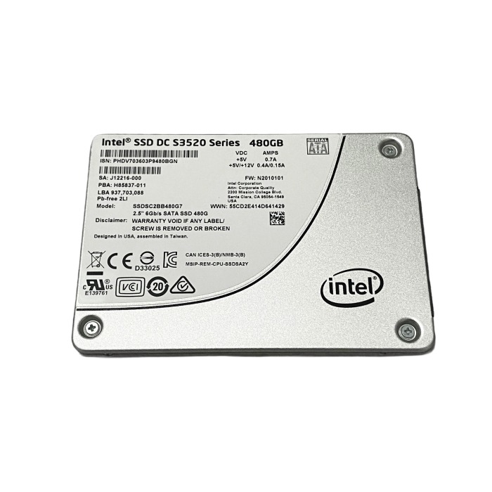 Festplatte Cisco 480GB SSD SATA 6G 2.5" SSDSC2BB480G7K