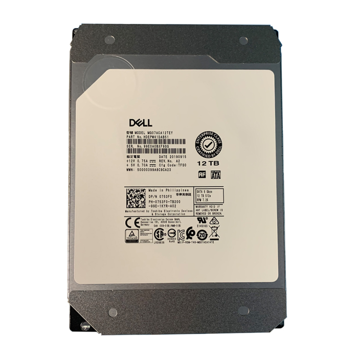 Festplatte Dell 12TB HDD SATA 6G 3.5" 753F0