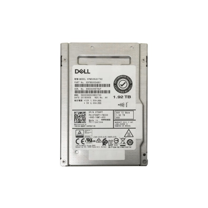 Festplatte Dell 1.92TB SSD SAS 12G 2.5" TLC RI TDNP7