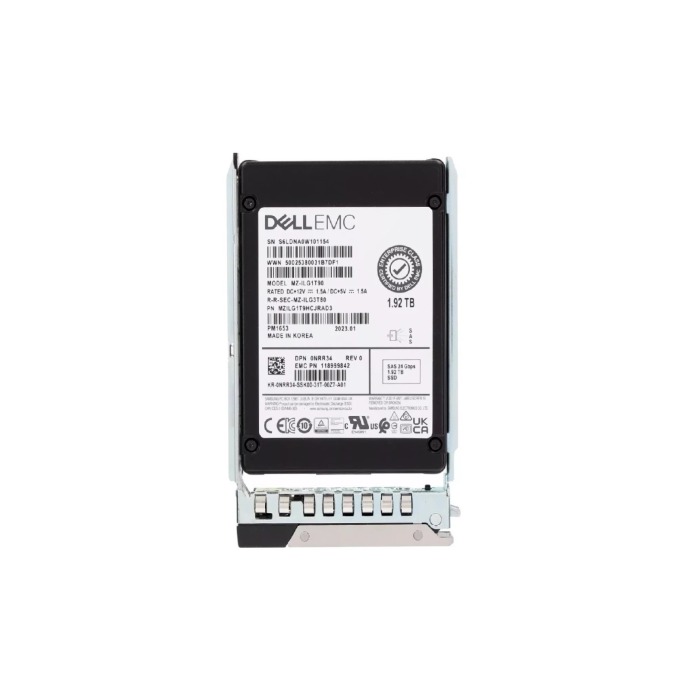 Festplatte Dell 1.92TB SSD SAS 24G 2.5" TLC RI SIE 512e NRR34