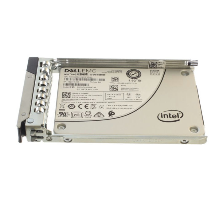 Festplatte Dell 1.92TB SSD SATA 6G 2.5" TLC MU AES-256 55J8H