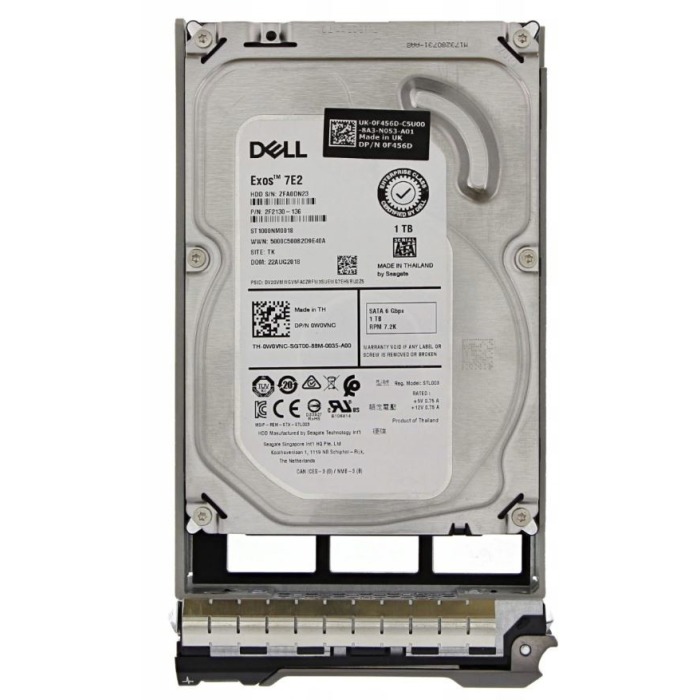 Festplatte Dell 1TB 7.2K HDD SATA 6G 3.5" 512n 128MB W0VNC