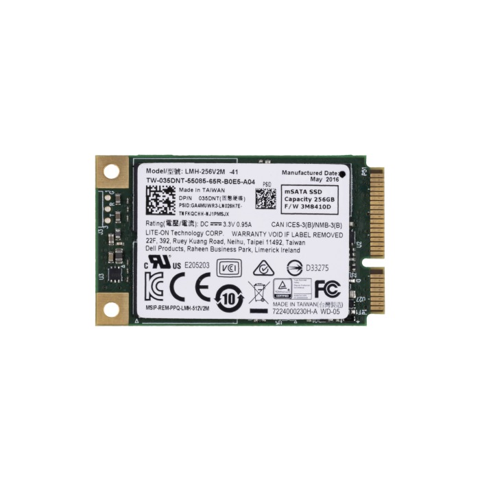 Festplatte Dell 256GB SSD mSATA 6G mSATA 35DNT