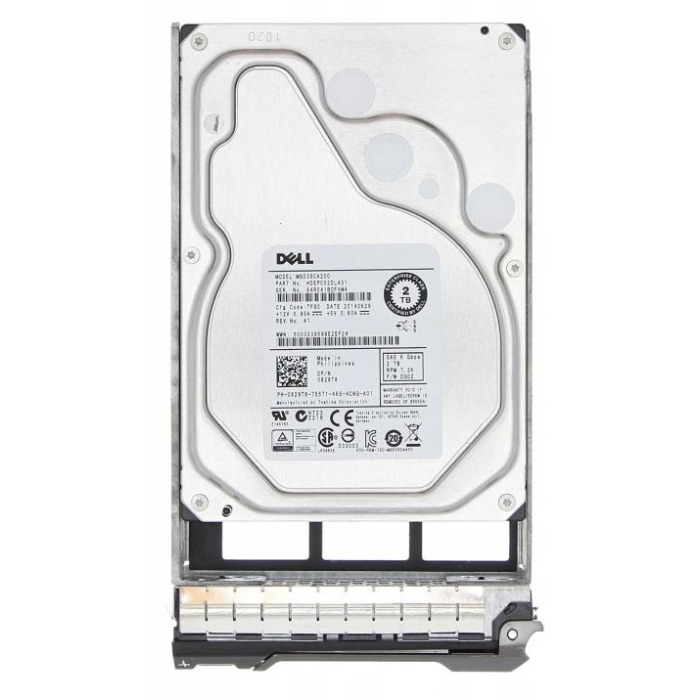 Festplatte Dell 2TB 7.2K HDD SAS 6G 3.5" 512n 64MB 829T8
