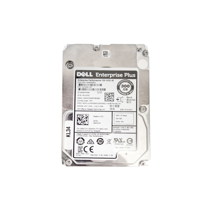 Festplatte Dell 300GB HDD SAS 12G 2.5" 9MCCH