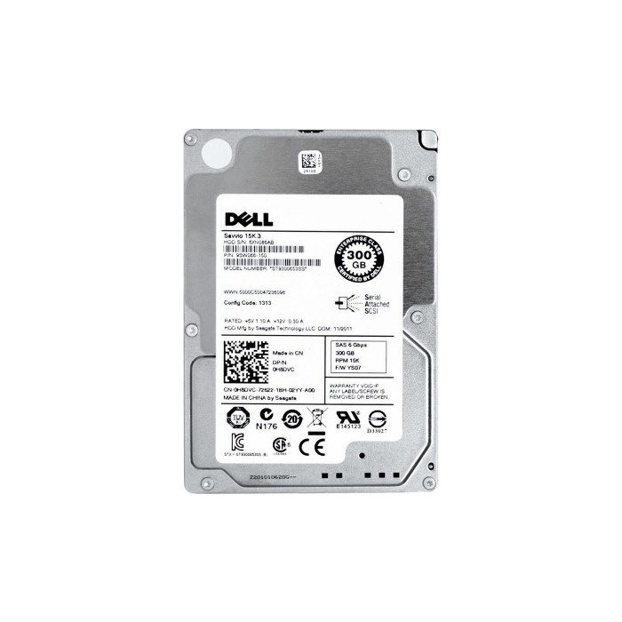 Festplatte Dell 300GB HDD SAS 6G 2.5" H8DVC