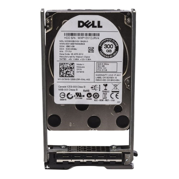 Festplatte Dell 300GB HDD SAS 6G 2.5" X79H3