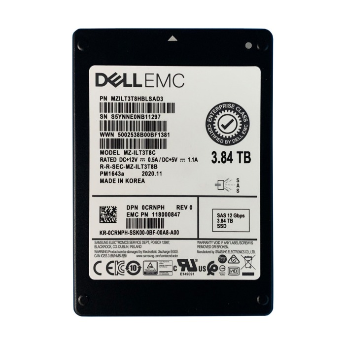 Festplatte Dell 3.84TB SSD SAS 12G 2.5" RI 118000847