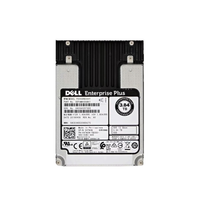 Festplatte Dell 3.84TB SSD SAS 12G 2.5" RI 4TN3N