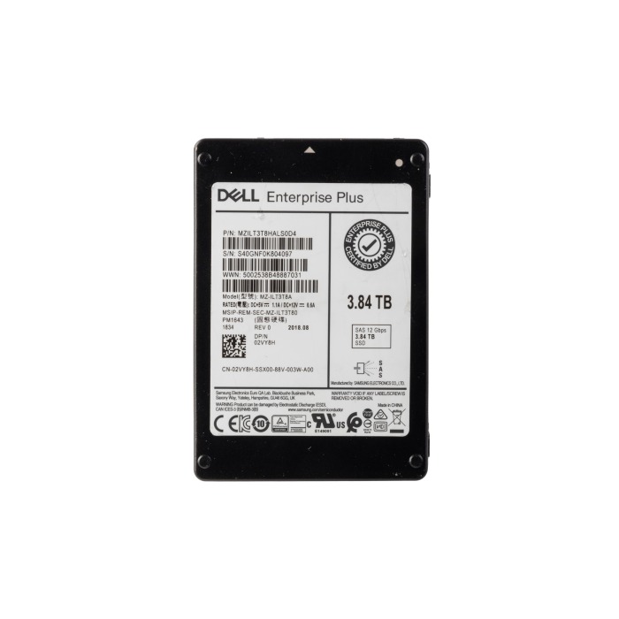 Festplatte Dell 3.84TB SSD SAS 12G 2.5" TLC RI 2VY8H-CMP+