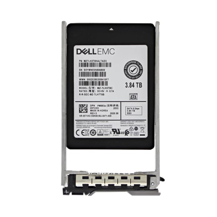 Festplatte Dell 3.84TB SSD SATA 6G 2.5" TLC RI 5TVXD