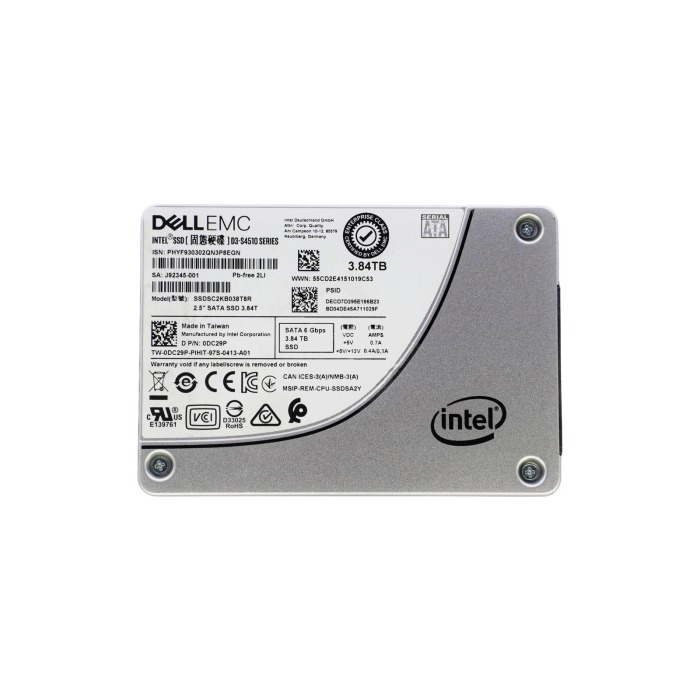Festplatte Dell 3.84TB SSD SATA 6G 2.5" TLC RI DC29P