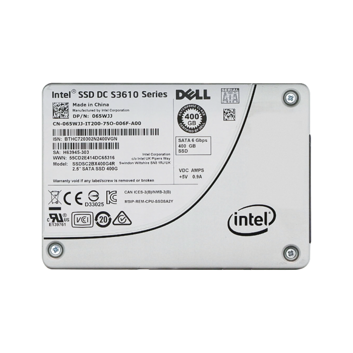 Festplatte Dell 400GB SSD SATA 6G 2.5" MLC MU 65WJJ