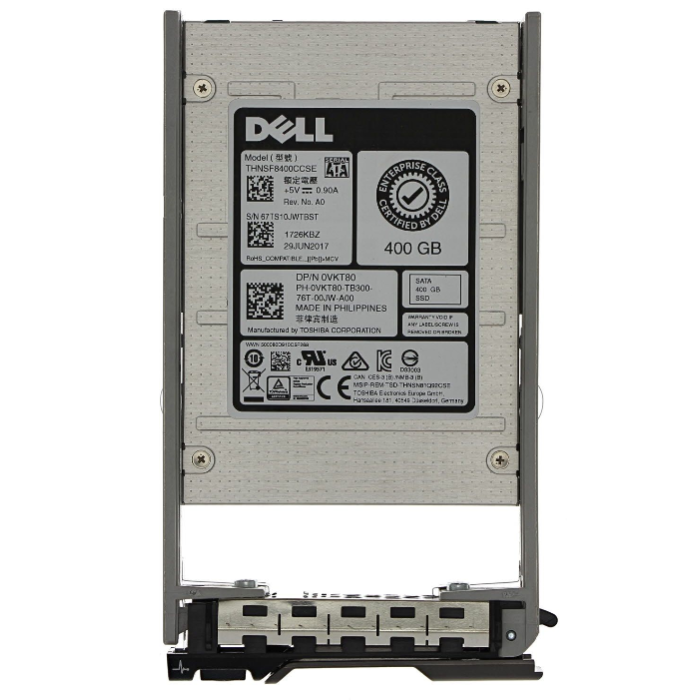Festplatte Dell 400GB SSD SATA 6G 2.5" VKT80