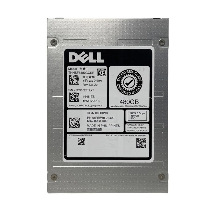 Festplatte Dell 480GB SSD SATA 6G 2.5" MLC RI 8RRW8