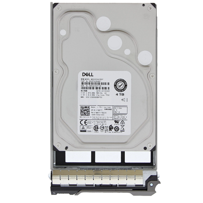 Festplatte Dell 4TB 7.2K HDD SAS 12G 3.5" 512n 128MB 1MVTT