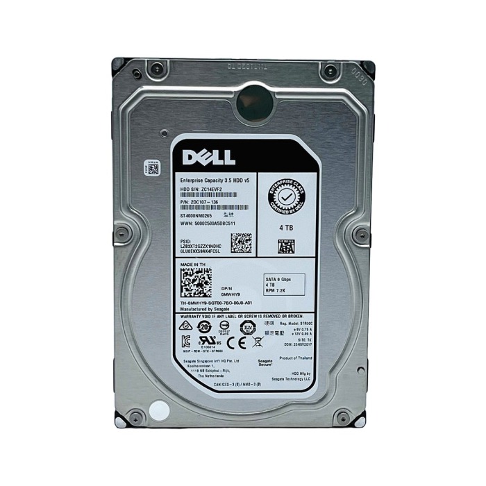 Festplatte Dell 4TB 7.2K HDD SATA 6G 3.5" 512n 128MB MWHY9