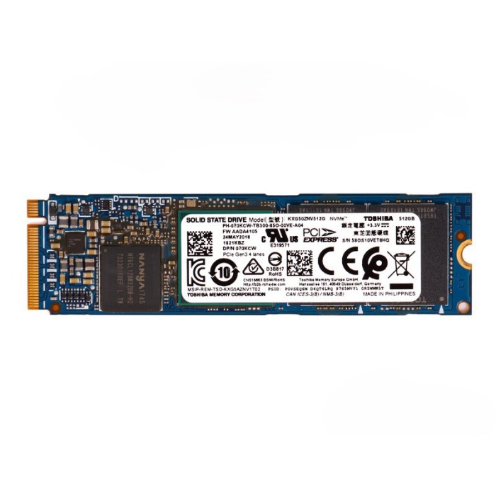 Festplatte Dell 512GB SSD NVMe PCIe 3.0x4 M.2 2280 TLC TCG 70KCW