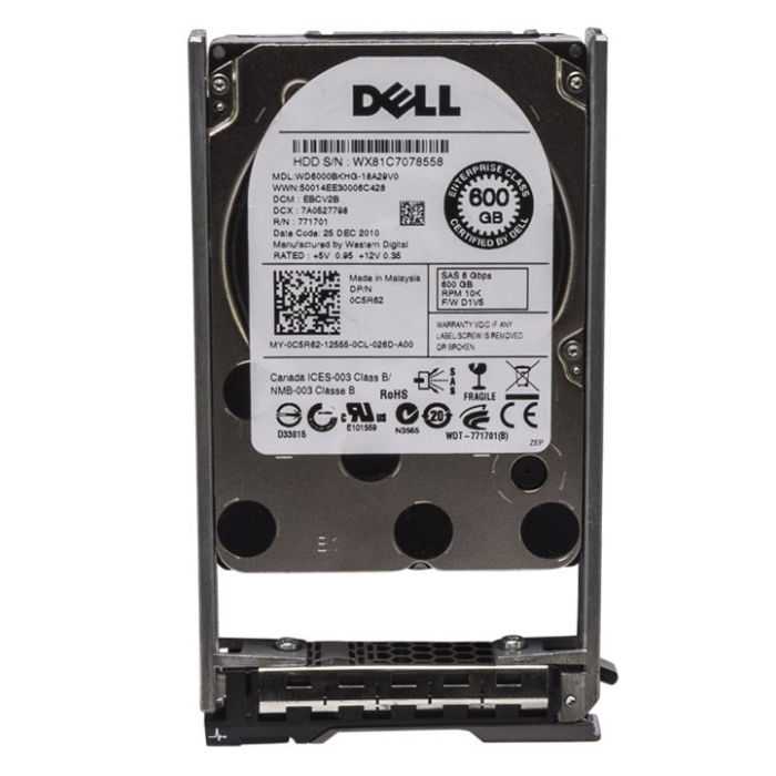 Festplatte Dell 600GB HDD SAS 6G 2.5" C5R62