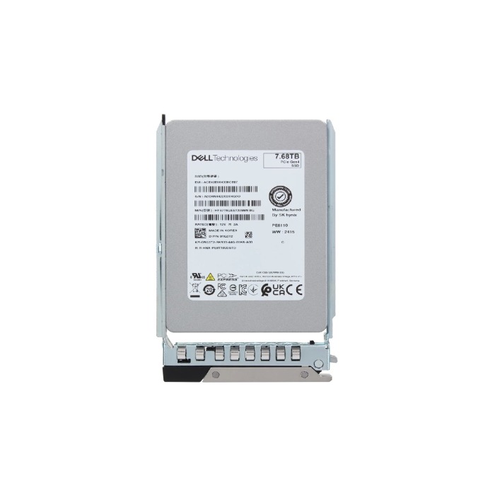 Festplatte Dell 7.68TB SSD NVMe PCIe 4.0 U.2 2.5" TLC RI RG3T2