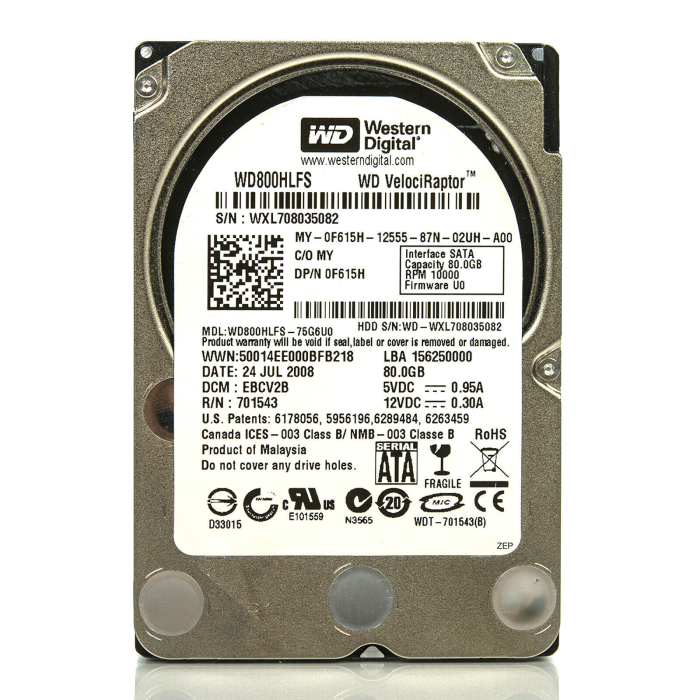 Festplatte Dell 80GB HDD SATA 3G 2.5" F615H