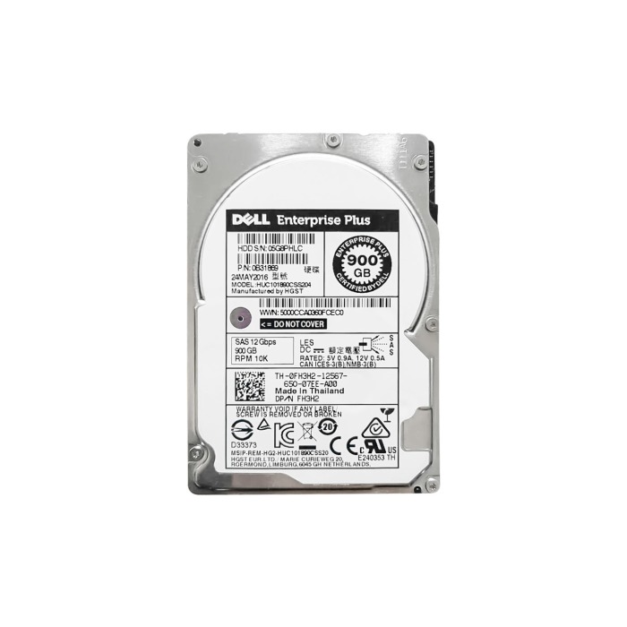Festplatte Dell 900GB HDD SAS 12G 2.5" FH3H2