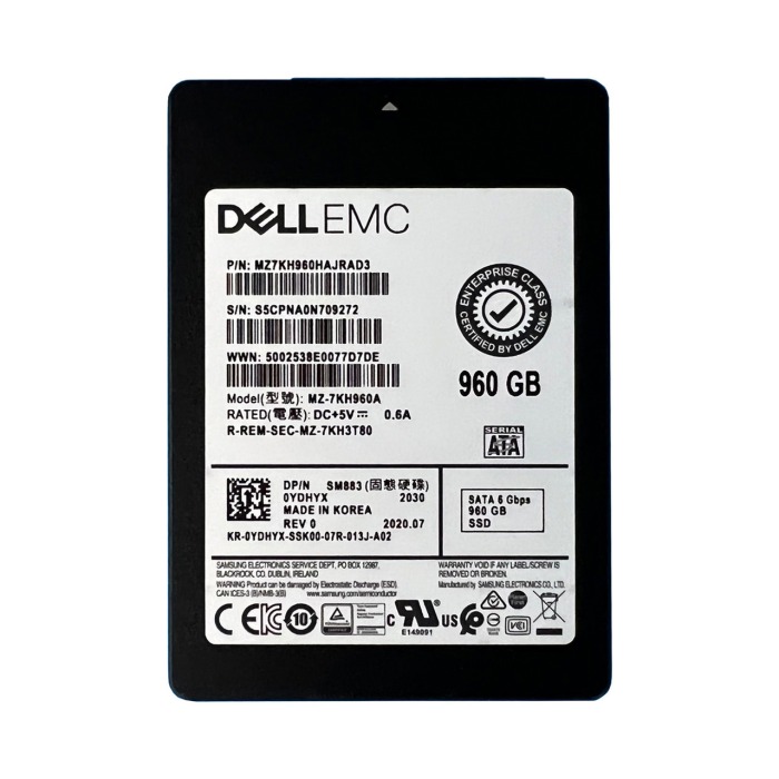 Festplatte Dell 960GB SSD SATA 6G 2.5" MLC MU YDHYX