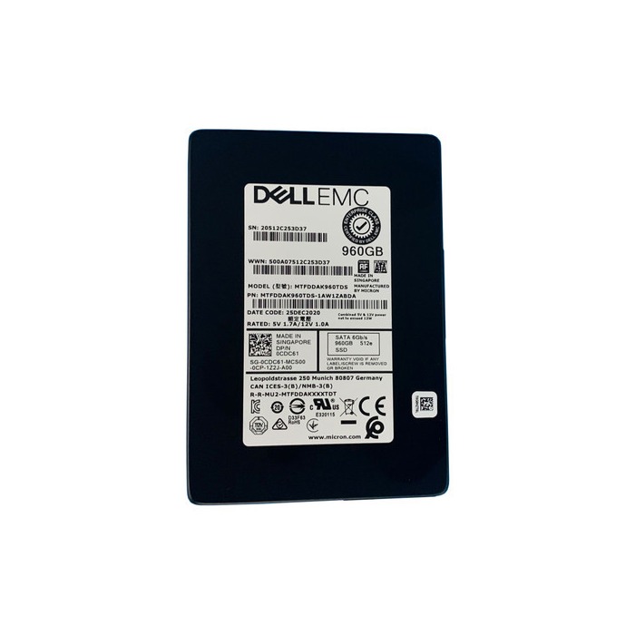 Festplatte Dell 960GB SSD SATA 6G 2.5" TLC AES-256 CDC61