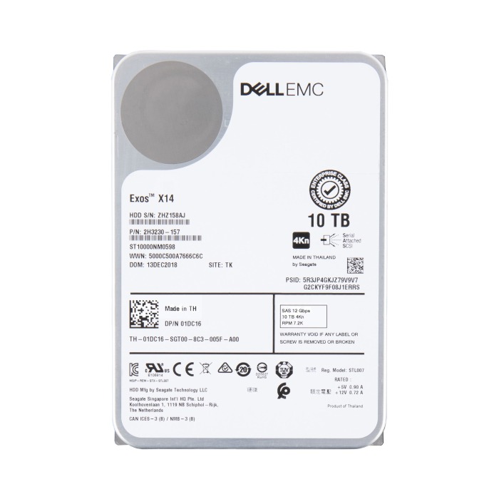 Festplatte Dell Compellent 10TB 7.2K HDD SAS 12G 3.5" 4KN 256MB 1DC16-CMPv