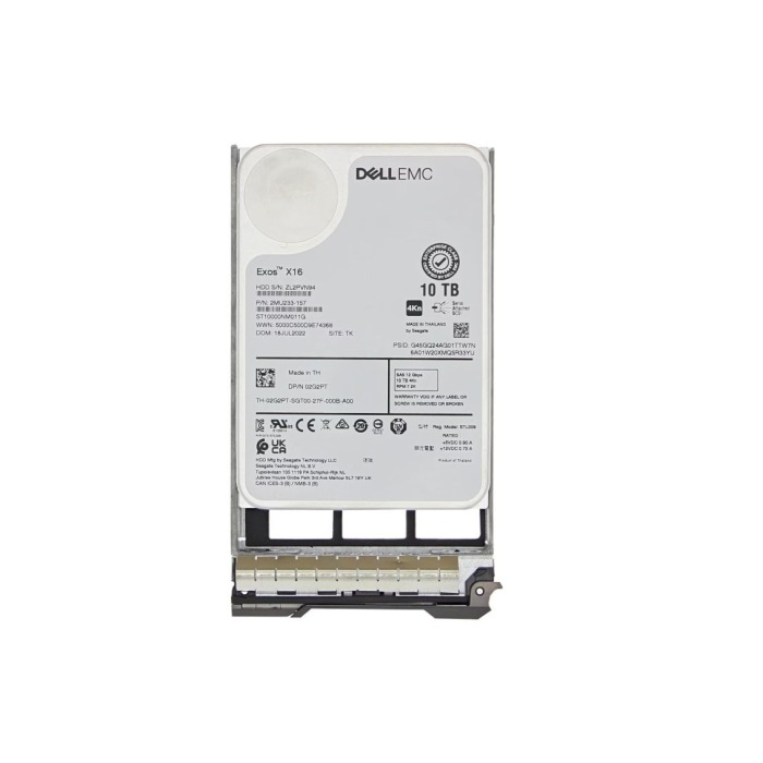 Festplatte Dell Compellent 10TB 7.2K HDD SAS 12G 3.5" 4KN 2G2PT-CMPv