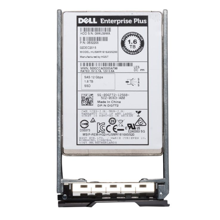 Festplatte Dell Compellent 1.6TB SSD SAS 12G 2.5" DGTT2-CMP+