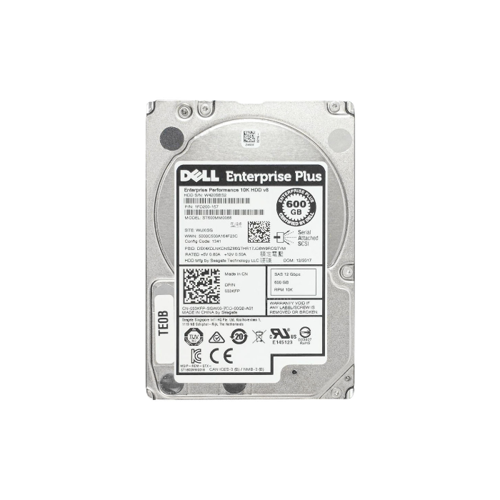 Festplatte Dell Compellent 600GB HDD SAS 12G 2.5" 33KFP-CMP+