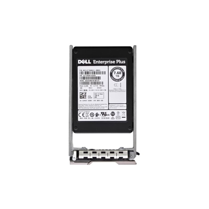 Festplatte Dell Compellent 7.68TB SSD SAS 12G 2.5" TLC RI 512e JNV25-CMP+