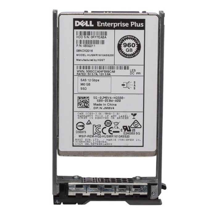 Festplatte Dell Compellent 960GB SSD SAS 12G 2.5" MLC RI JM8V4-CMP