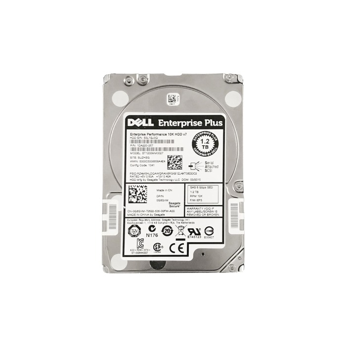 Festplatte Dell Equallogic 1.2TB 10K HDD SAS 6G 2.5" SED-FIPS 140 512e 64MB G8GVM-EQL