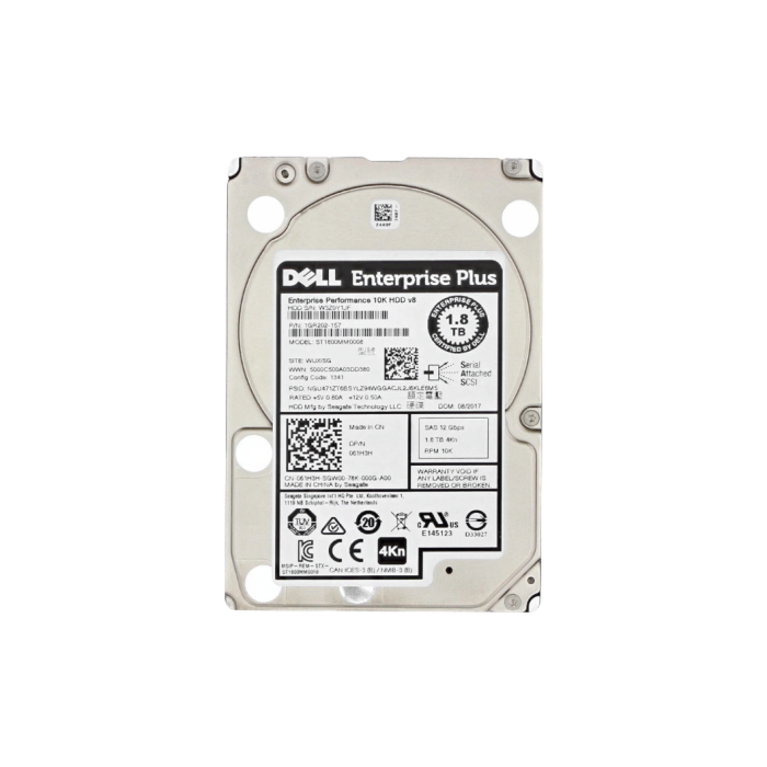 Festplatte Dell Equallogic 1.8TB 10K HDD SAS 12G 2.5" 4KN 128MB 61H3H-EQL