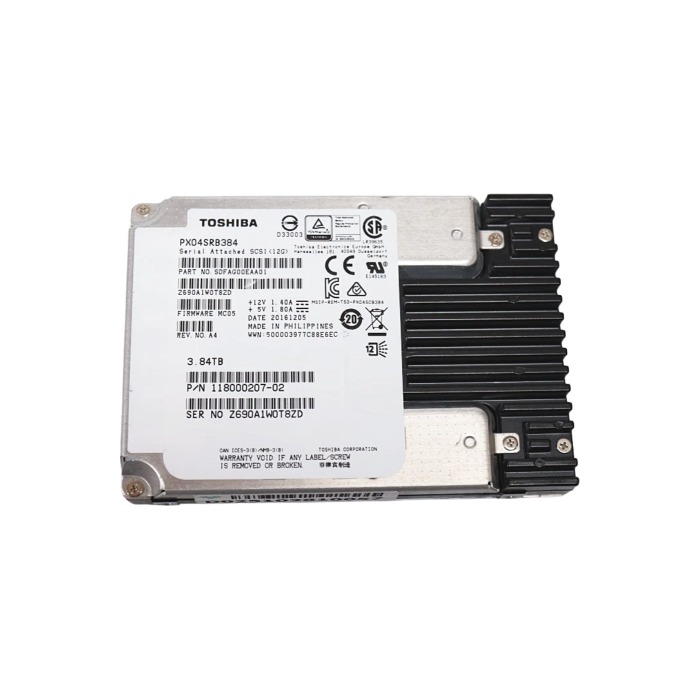 Festplatte EMC 3.84TB SSD SAS 12G 2.5" MLC RI 512b 118000207-02