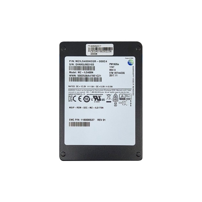 Festplatte EMC 400GB SSD SAS 12G 2.5" MLC 118000537
