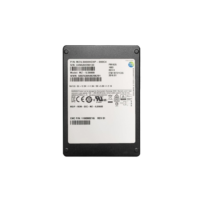 Festplatte EMC 800GB SSD SAS 12G 2.5" 118000216