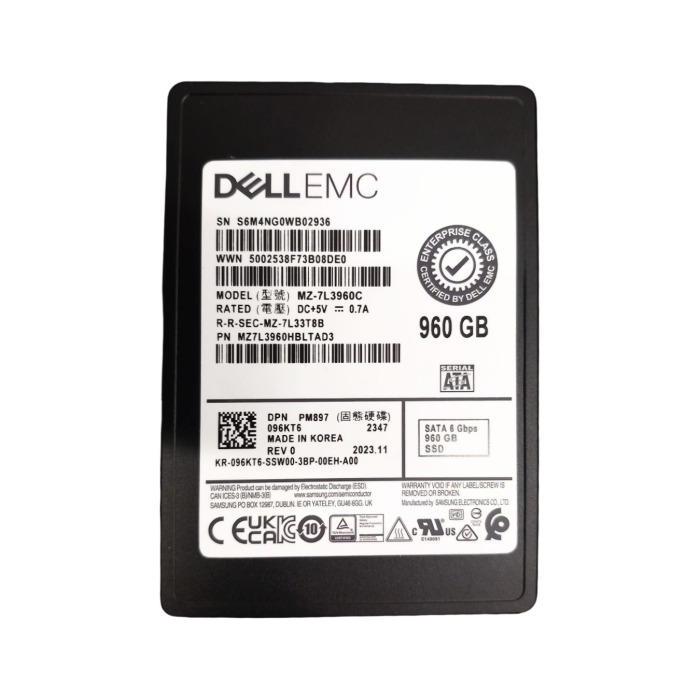 Festplatte EMC 960GB SSD SATA 6G 2.5" V-NAND TLC MU 96KT6