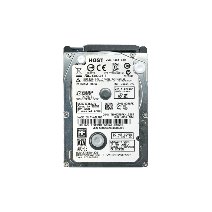 Festplatte HGST 320GB HDD SATA 6G 2.5" CR6FK