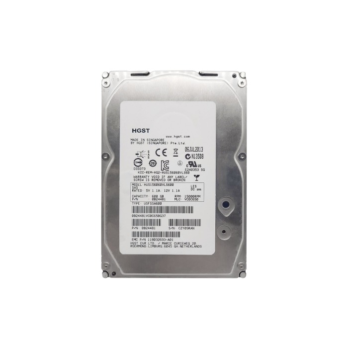 Festplatte Hitachi 600GB HDD SAS 3.5" 0B24481