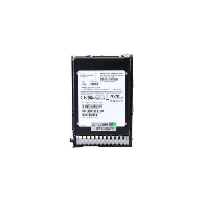Festplatte HPE 1.6TB SSD NVMe PCIe 3.0x4 U.2 2.5" TLC MU P09770-002