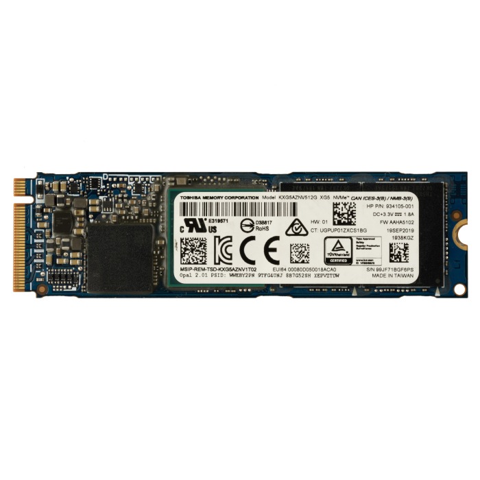 Festplatte HPE 512GB SSD NVMe PCIe 3.0x4 M.2 2280 TLC TCG Opal 2.01 934105-001