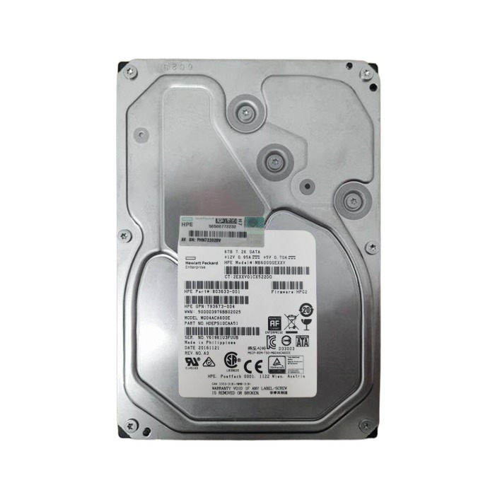Festplatte HPE 6TB 7.2K HDD SATA 6G 3.5" 803633-001